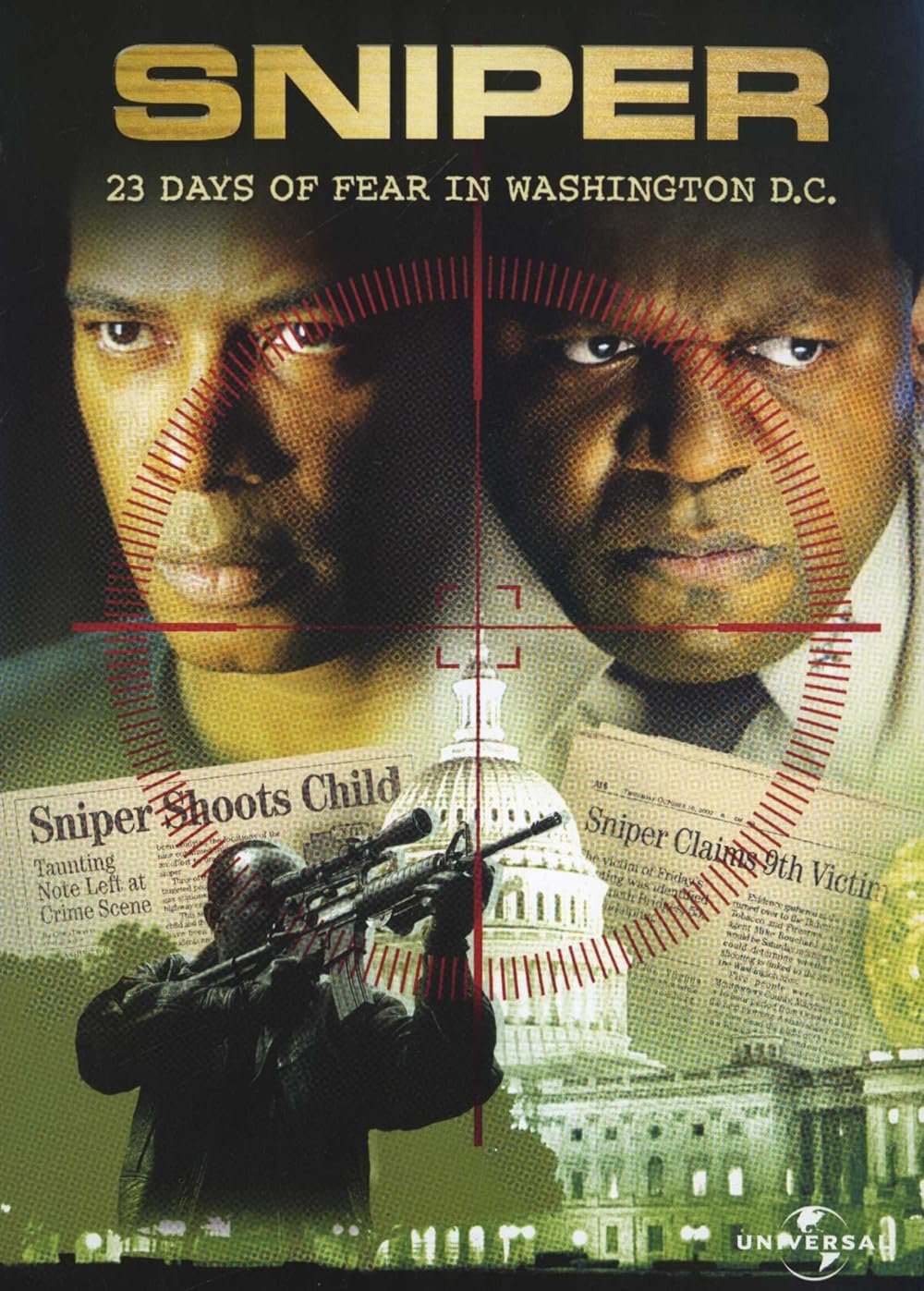 D.C. Sniper: 23 Days of Fear (2003) (DVD, 2nd Hand)