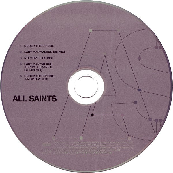 All Saints – Under The Bridge / Lady Marmalade (CD)
