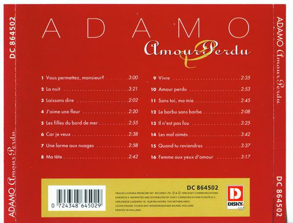 Adamo – Amour Perdu (CD)