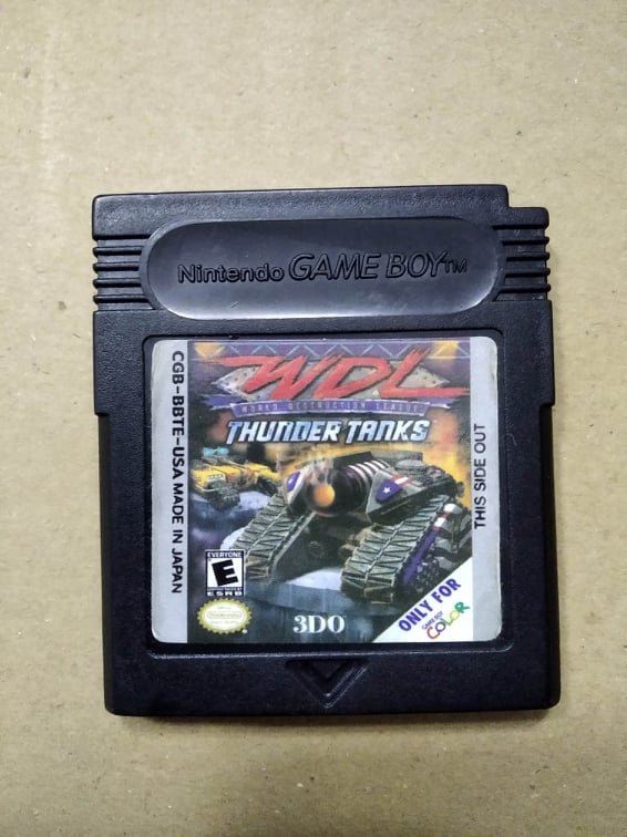 World Destruction League Thunder Tanks (Game Boy Color Used)