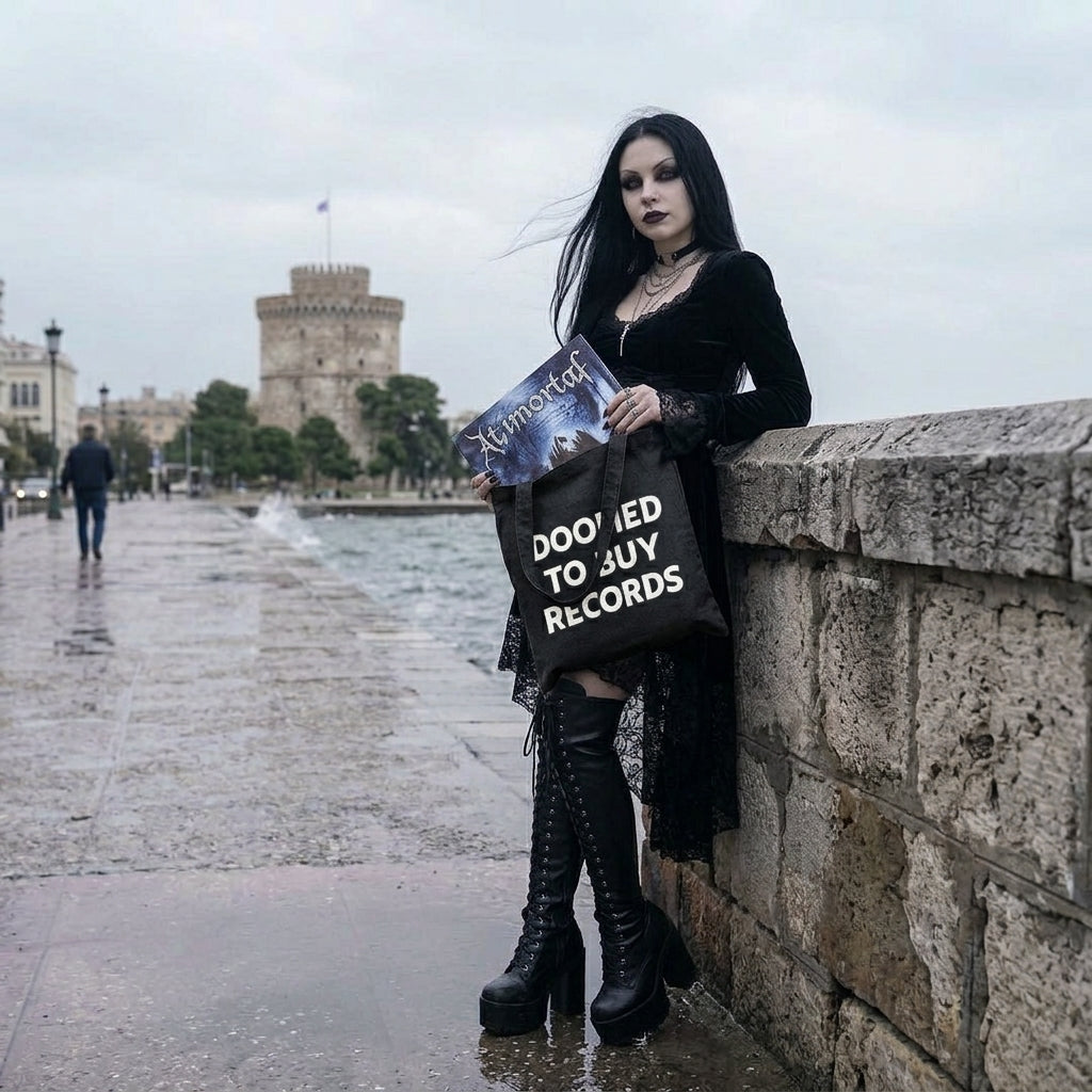 Empire Totebag Double Side Print Black