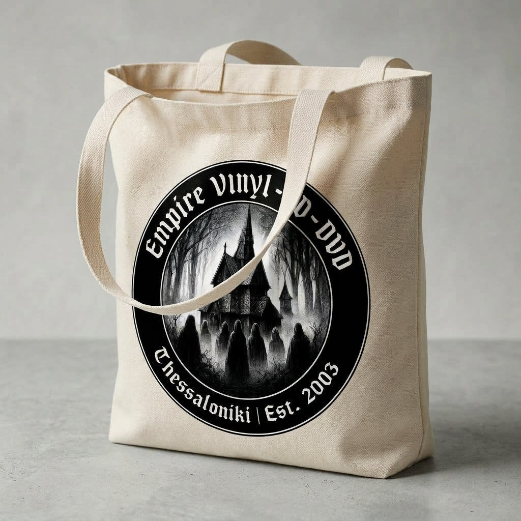 Empire Totebag Double Side Print White