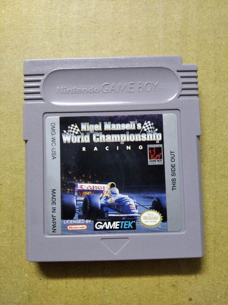 Nigel Mansell’s World Championship Racing (Game Boy Cartridge Used)