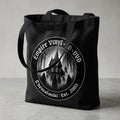 Empire Totebag Double Side Print Black