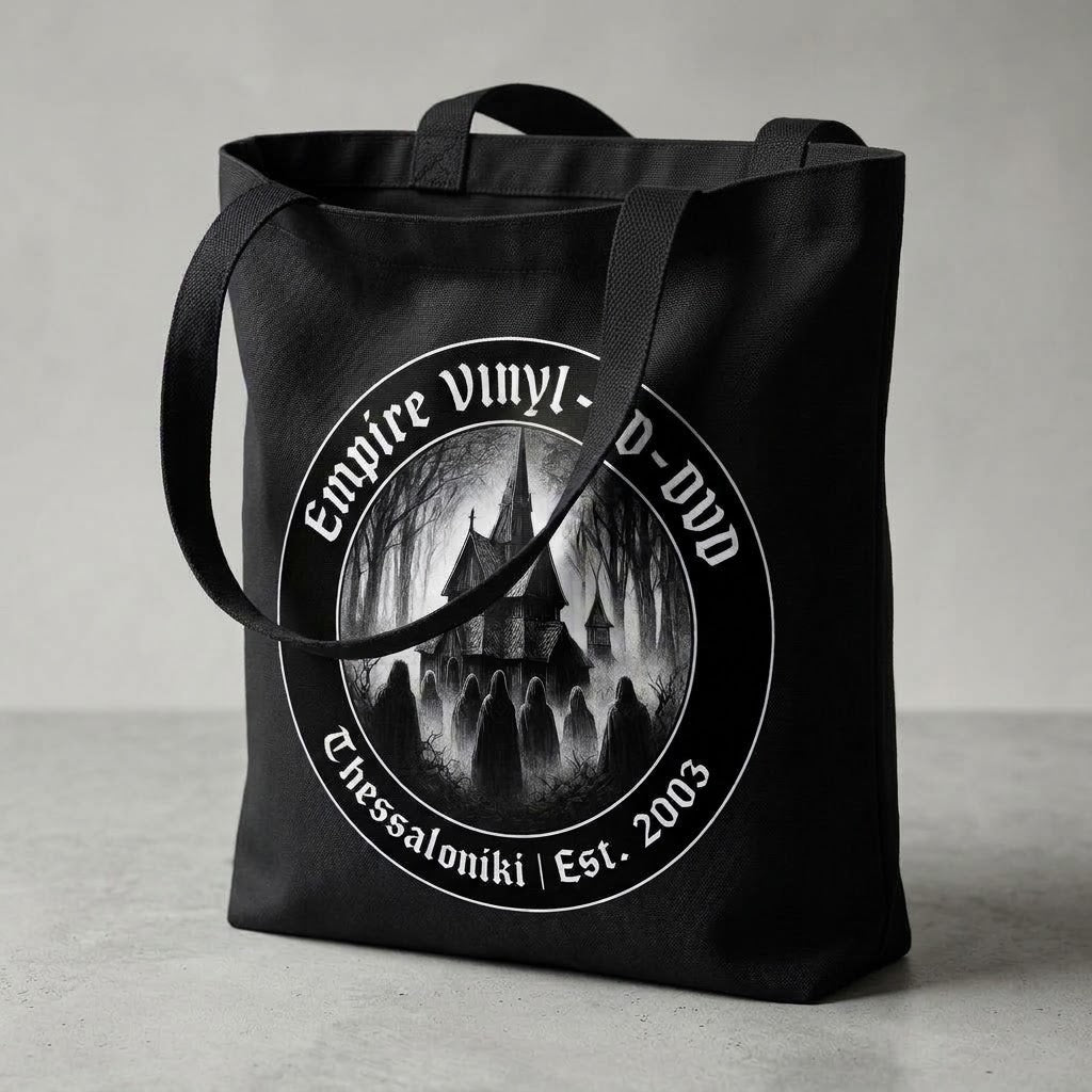 Empire Totebag Double Side Print Black