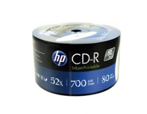 CD-R HP Printable 50 Pack 80min 700MB