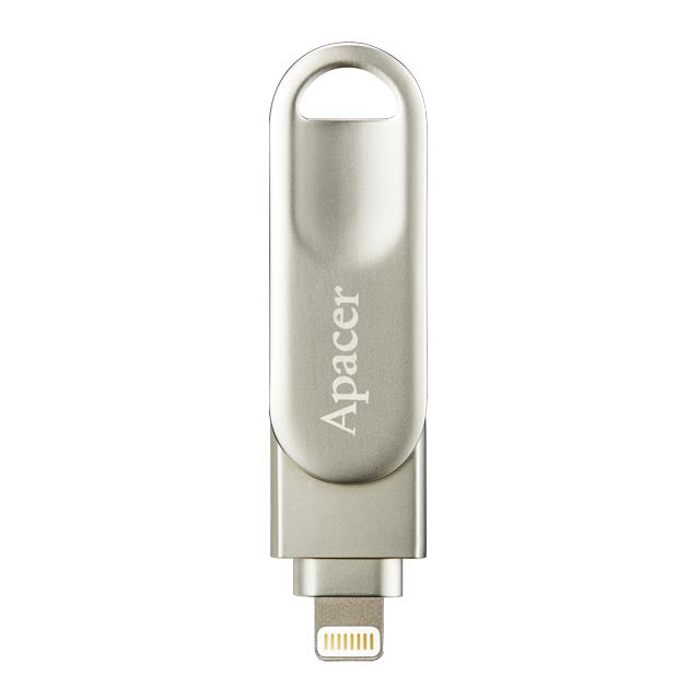 Usb 3.1 Gen1 & Lightning Dual Flash Drive 64GB Apacer AH790 Silver RP