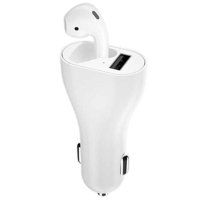 Car Charger WK & Wireless Headset P13