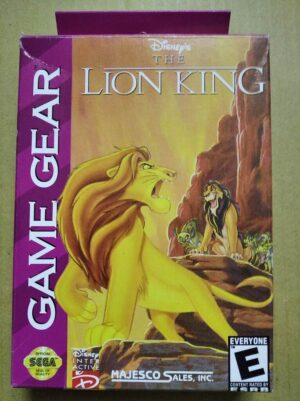 The Lion King (Sega Game Gear Used) (Complete)