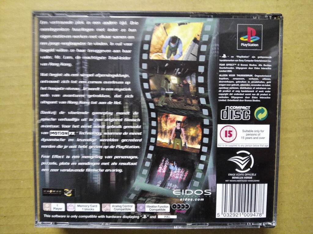 Fear Effect (ps1 Used) (complete) – Empire Vinyl-cd-dvd Thessaloniki