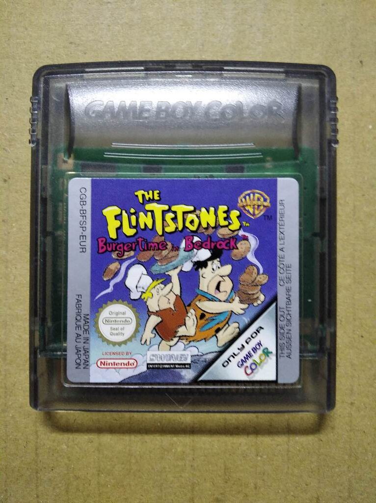 The Flinstones: Burger Time in Bedrock (Game Boy Color Used) (Cartridge)