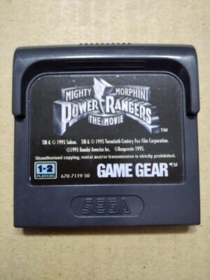 Power Rangers Mighty Morphin The movie (Game Gear Used)