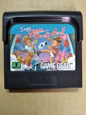 Sega Game Pack 4 in 1 + Manual (Game Gear Used)