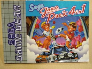 Sega Game Pack 4 in 1 + Manual (Game Gear Used)