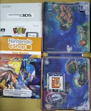 Pokemon Sun ( 3DS Used, steelbook edition )