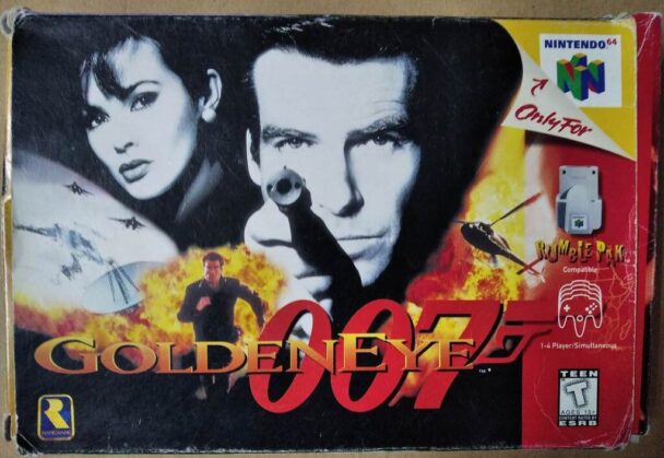 GoldenEye 007 ( N64 Used , NTSC version , no manual)