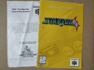 Star Fox 64 ( N64 Used , NTSC Version , Comlete )