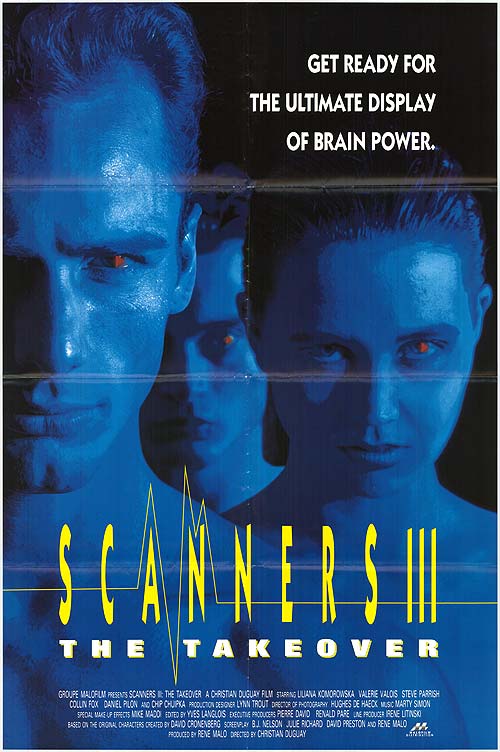 Scanners 3: The Takeover (1991) (DVD 2nd Hand)